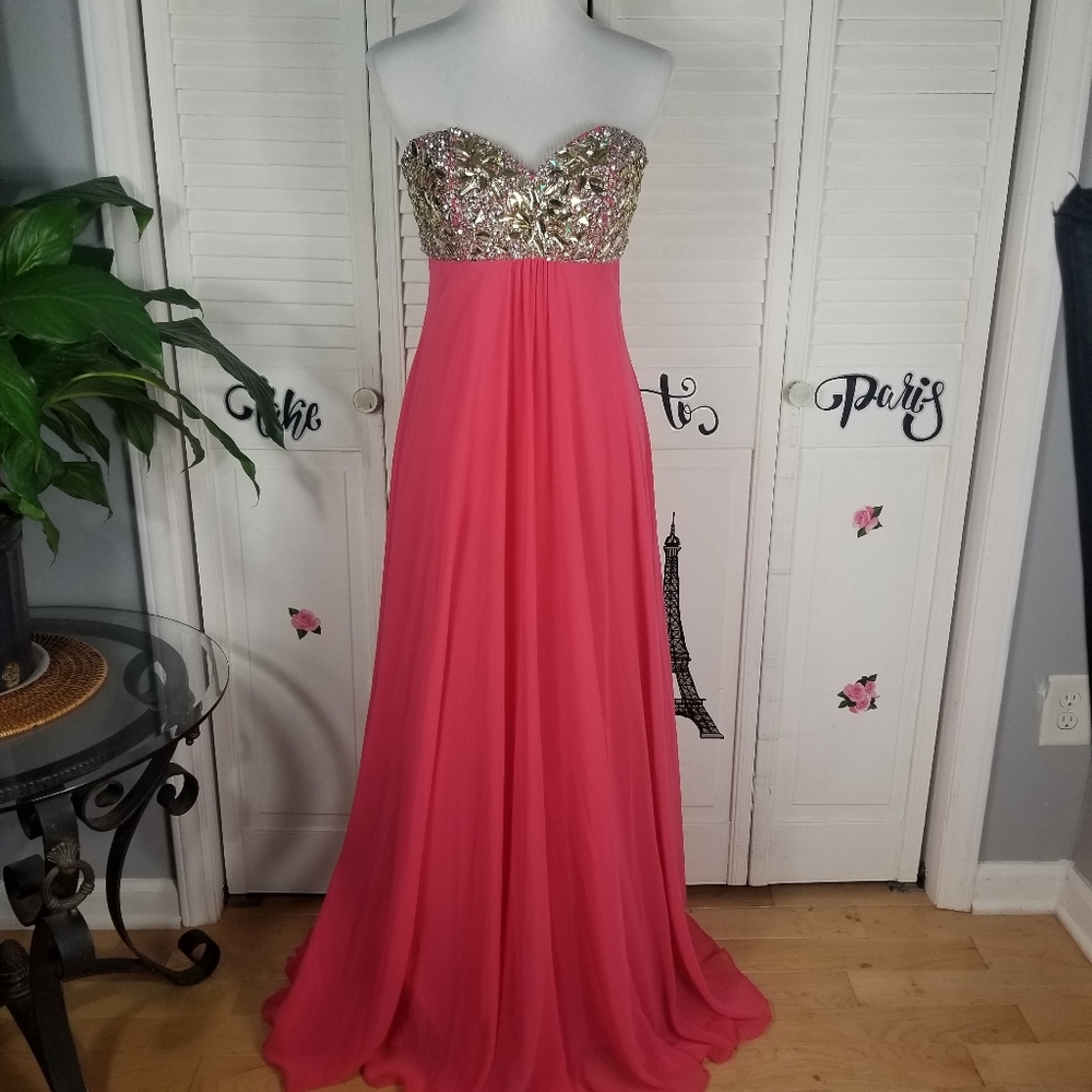 Glamour by Terani Couture gown bejeweled